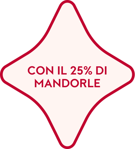 CON 25% DI MANDORLE