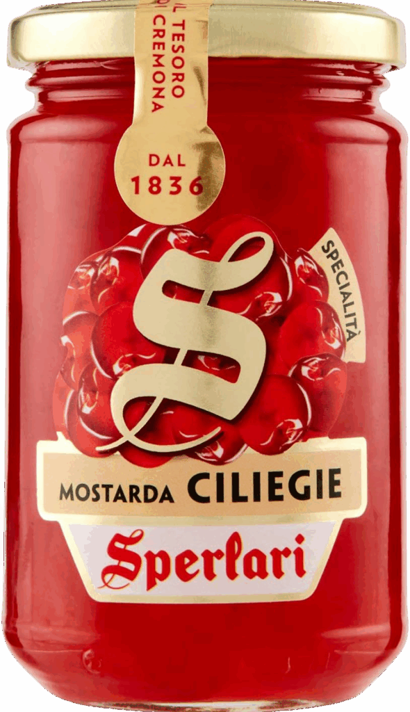 In cerca di nuovi sapori e abbinamenti? Prova la nostra Mostarda specialità di sole ciliegie, una ricetta dal sapore dolce e piccante, tra le più gradite e richieste. Da provare abbinata a formaggi di vario tipo. In un pratico vasetto di vetro richiudibile da 380 grammi.