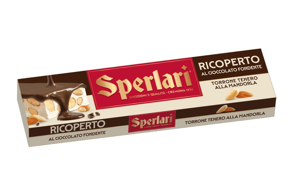 Torrone Ricoperto Con i torroni ricoperti Sperlari, la bontà del torrone è resa ancora più irresistibile da una golosa copertura.