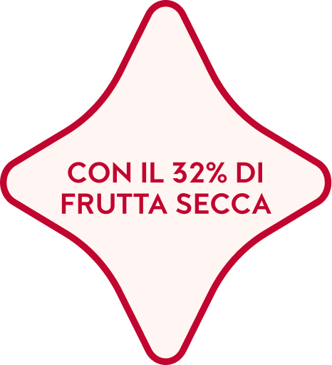 CON 32% DI FRUTTA SECCA