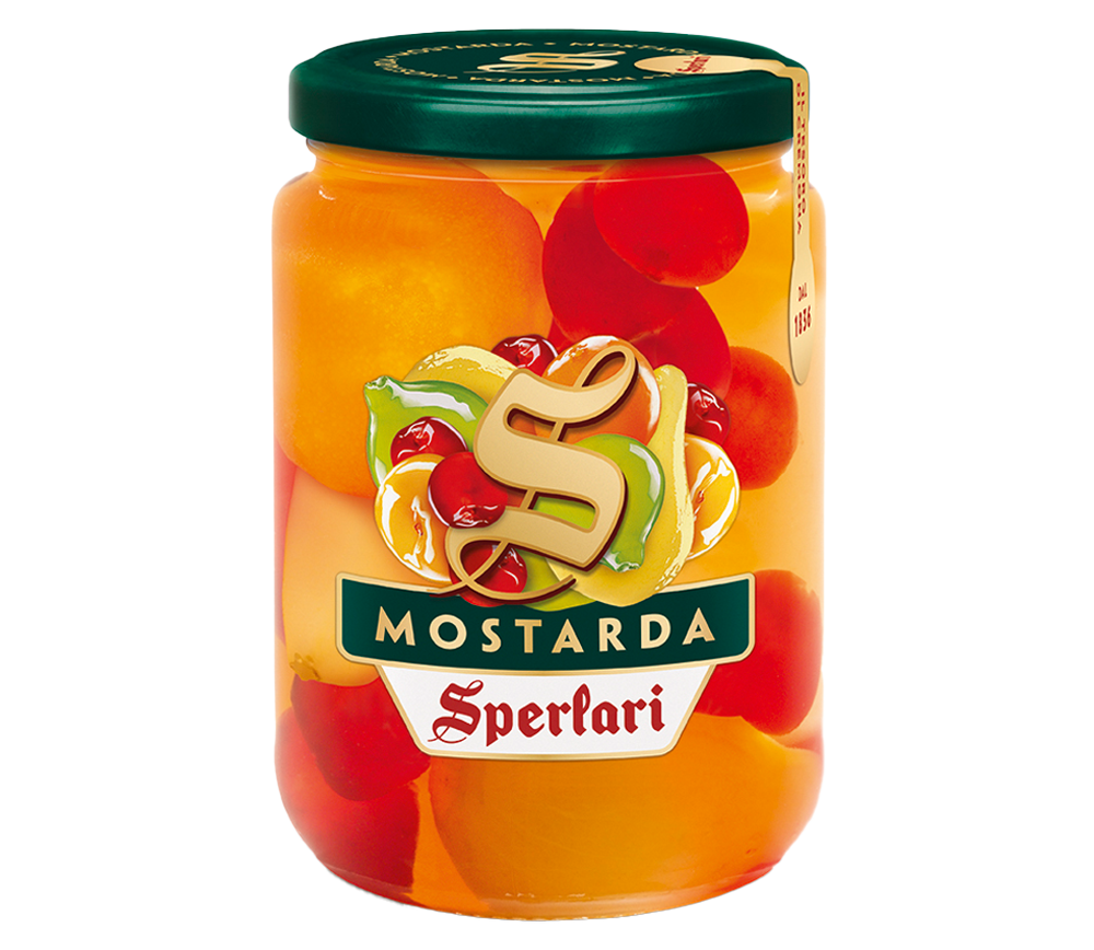 Ispirata alla tradizione, la Mostarda Sperlari è lavorata con cura e disponibile in diverse varianti e formati: dalle confezioni iconiche come la Lattina Liberty e il Vaso Ermetico, fino alle versioni monofrutto e alle ricette ispirate ai grandi classici. Sono perfette per accompagnare formaggi, carni e piatti delle feste. Ottima anche in abbinamenti creativi, per dare un tocco originale ad antipasti e aperitivi.