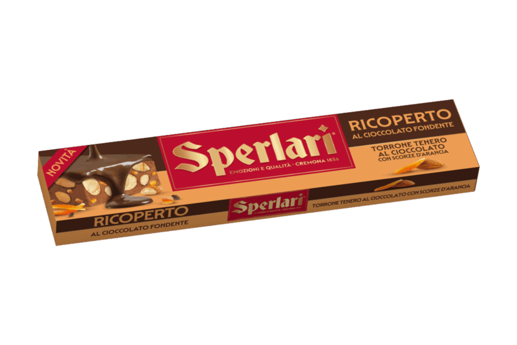Torrone Ricoperto Con i torroni ricoperti Sperlari, la bontà del torrone è resa ancora più irresistibile da una golosa copertura.