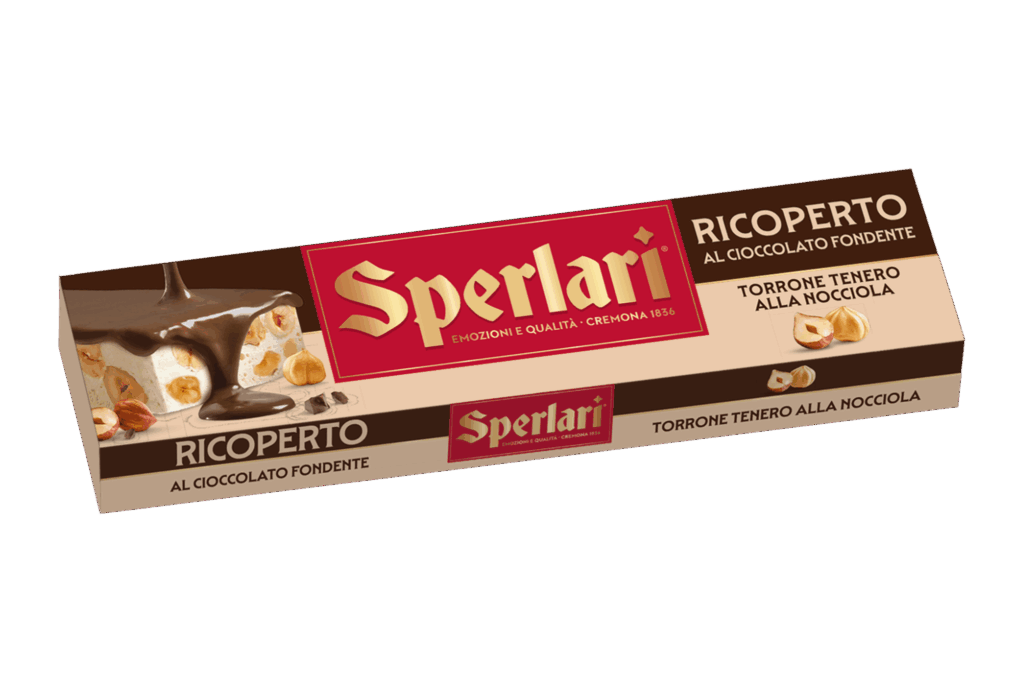 Torrone Ricoperto Con i torroni ricoperti Sperlari, la bontà del torrone è resa ancora più irresistibile da una golosa copertura.