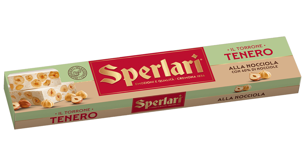 Torrone Bianco I torroni bianchi Sperlari sono un omaggio alla tradizione natalizia: classici o teneri, arricchiti con mandorle, nocciole e pistacchi selezionati per regalare un’esperienza di gusto unica.