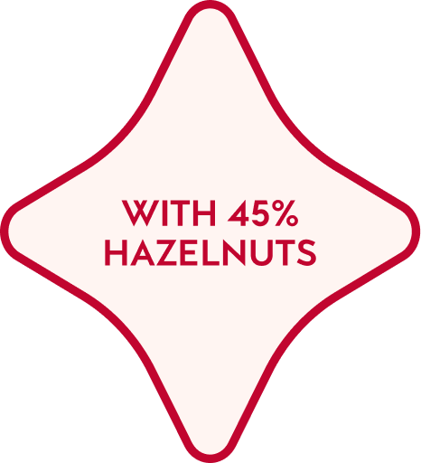Ingredients: hazelnuts 45%, glucose-fructose syrup, sugar, honey 5%, wafers , egg white, flavourings, natural lemon flavouring.