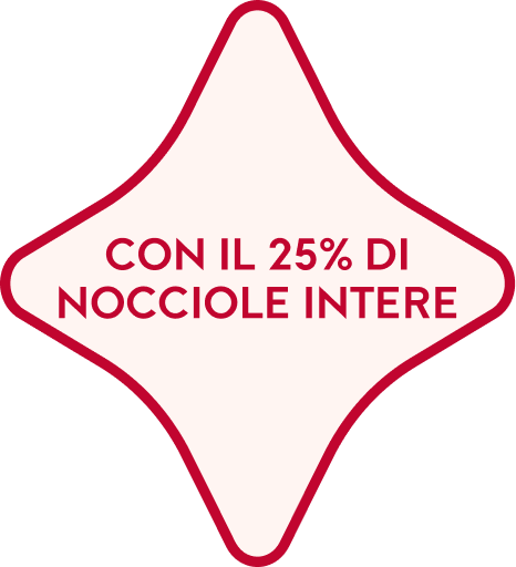 Ingredienti: zucchero, pasta di cacao, nocciole 25%, burro di cacao, emulsionante (lecitina di soia), aroma naturale di vaniglia. Cacao 52% minimo nel cioccolato fondente.